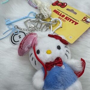 Hello Kitty 50th Anniversary Plush Bag Charm